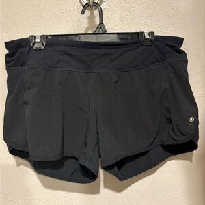 Lululemon Athletica Black Athletic Shorts